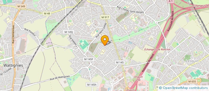 localisation de l'entreprise ASS DS JARDINS FAMILIAUX DE FACHES THUMESNIL  FACHES-THUMESNIL