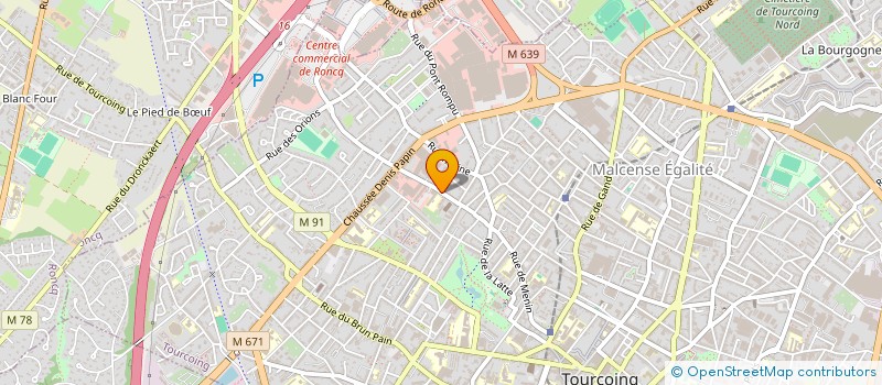 localisation de l'entreprise ASS DS PARENTS ELEVES ECOLE SAINT JEAN  TOURCOING