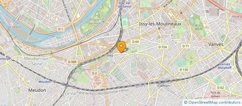 localisation de l'entreprise ASS DU 7 DECEMBRE 1988 à ISSY-LES-MOULINEAUX