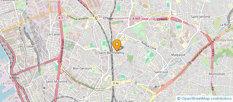 localisation de l'entreprise ASS DU BLUES ANARSEILLAIS à MARSEILLE