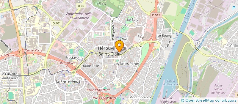 localisation de l'entreprise ASS DU CAFE DES IMAGES à HEROUVILLE-SAINT-CLAIR