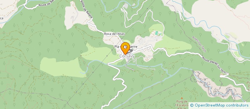 localisation de l'entreprise ASS DU CANAL JAUBERT  ARLES-SUR-TECH