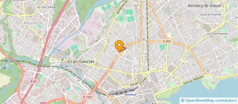 localisation de l'entreprise ASS DU CARILLON RHONALPIN à ANNECY