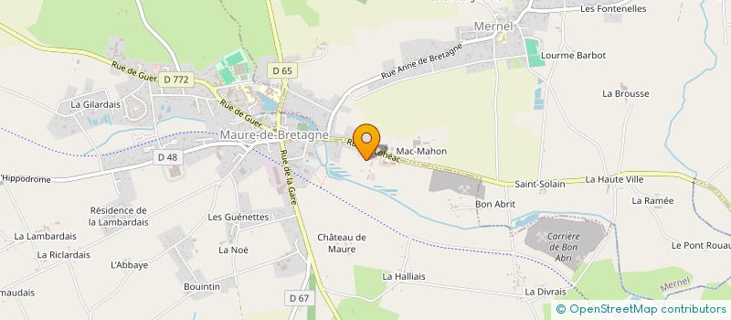 localisation de l'entreprise ASS DU CENTRE AERE MAURITANIEN  VAL D'ANAST