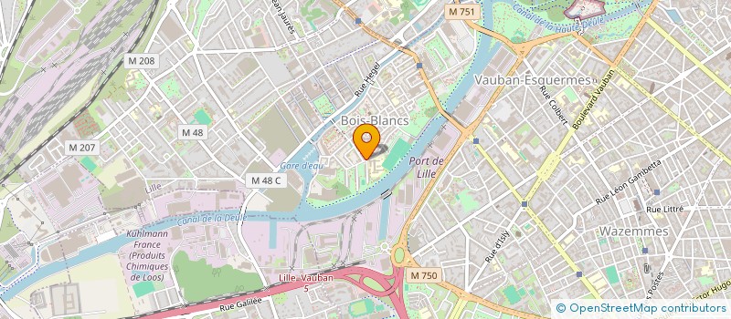 localisation de l'entreprise ASS DU CHALET DES BOIS BLANCS à LILLE