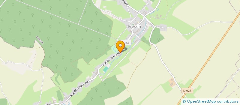 localisation de l'entreprise ASS DU CHATEAU DE FRESSIN  FRESSIN