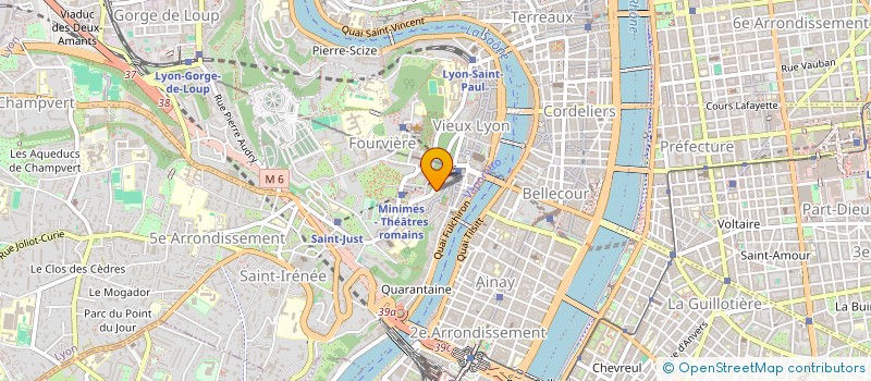 localisation de l'entreprise ASS DU CHEMIN NEUF à LYON
