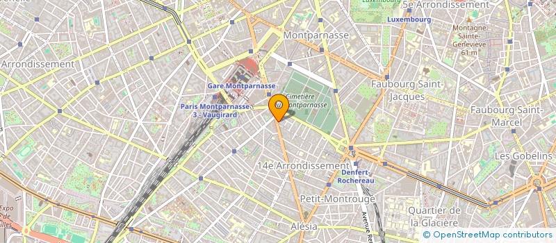 localisation de l'entreprise ASS DU CHOEUR DARIUS MILHAUD  PARIS