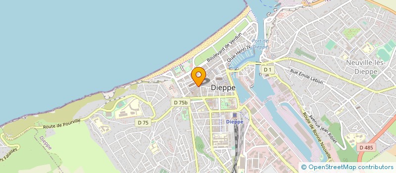 localisation de l'entreprise ASS DU COMITE DE LA BARRE à DIEPPE
