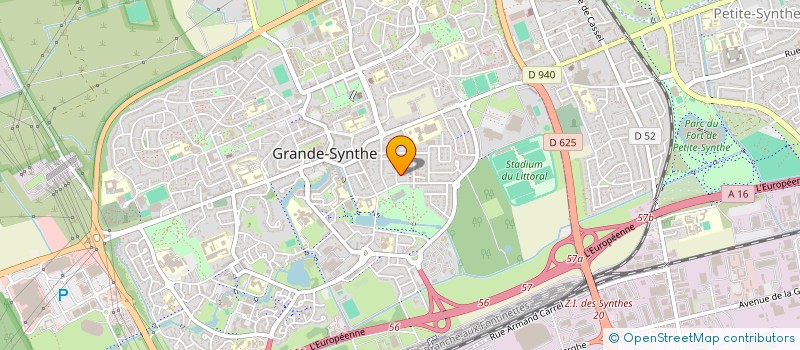 localisation de l'entreprise ASS DU COMITE DES FETES DU MOULIN à GRANDE-SYNTHE