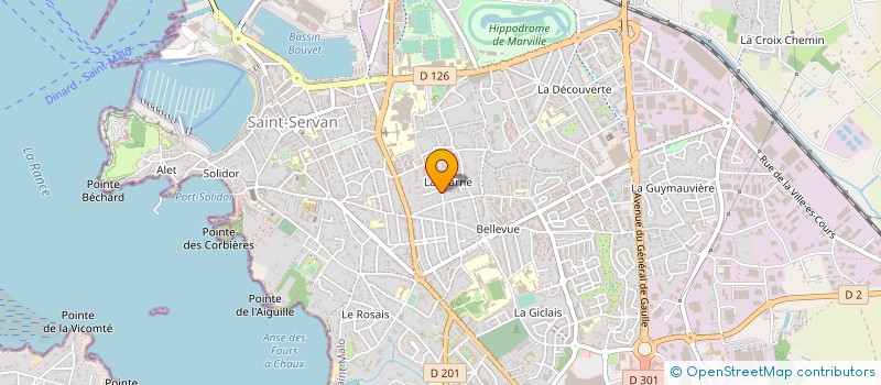 localisation de l'entreprise ASS DU COTRE CORSAIRE  SAINT-MALO