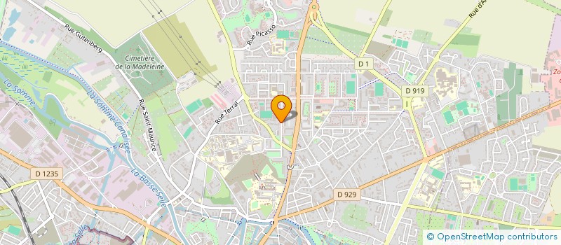 localisation de l'entreprise ASS DU CTRE SOCIAL ET CULTUREL GUYNEMER à AMIENS