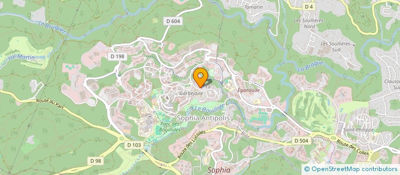 localisation de l'entreprise ASS DU DEUG DE THEOLOGIE à VALBONNE