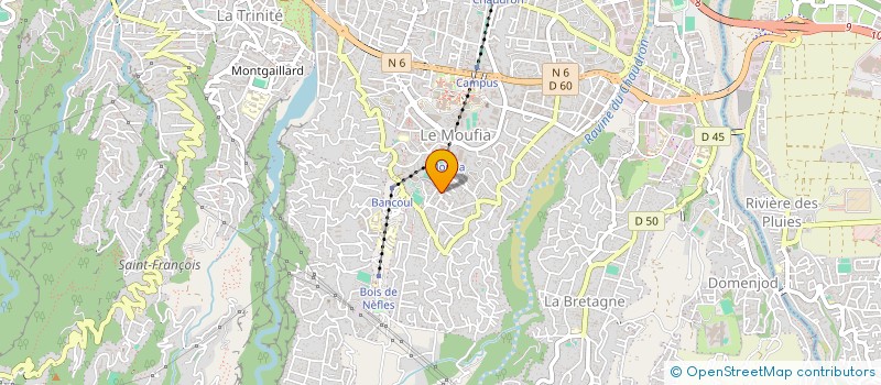 localisation de l'entreprise ASS DU DEVELOPPEME ARTISANAT REUNIONNAIS à SAINT-DENIS