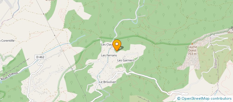 localisation de l'entreprise ASS DU DOMAINE DU MONT CAUME à EVENOS