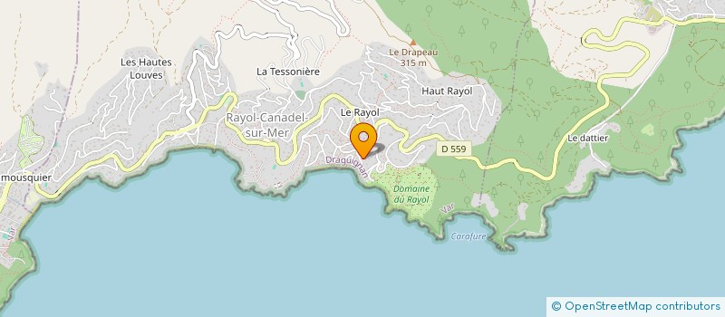 localisation de l'entreprise ASS DU DOMAINE DU RAYOL à RAYOL CANADEL SUR MER