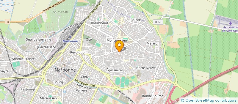 localisation de l'entreprise ASS  DU FEMININ AU MASCULIN TREIZISTEZ V  MONTREDON-DES-CORBIERES