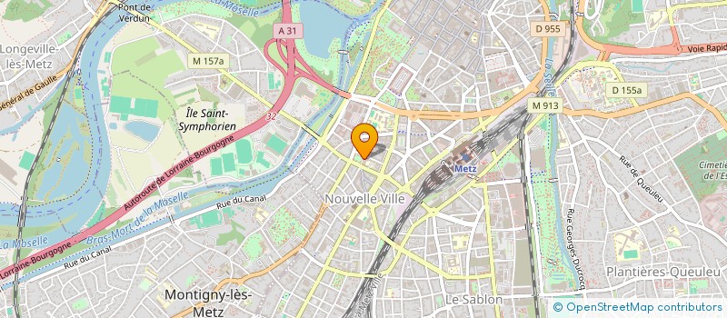 localisation de l'entreprise ASS DU FOYER SOCIO EDUCATIF DU LYCEE GEORGES DE LA TOUR METZ  METZ