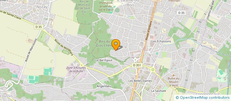 localisation de l'entreprise ASS DU JAZZ AMATEUR DE L'ESSONNE à LA VILLE-DU-BOIS