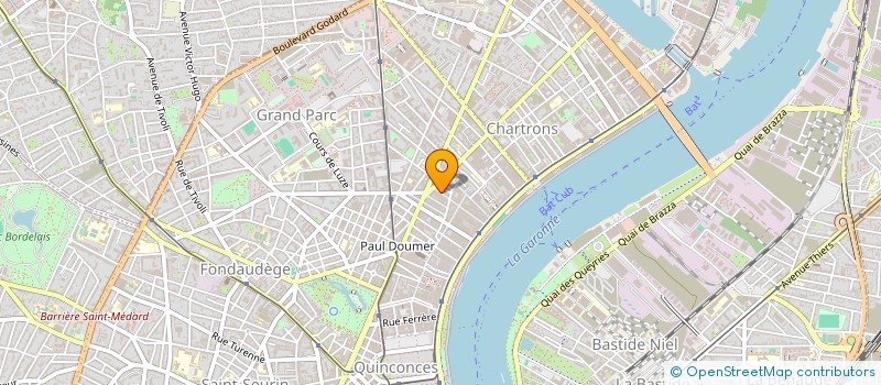 localisation de l'entreprise ASS DU LAC PREVENTION INSERTION à BORDEAUX