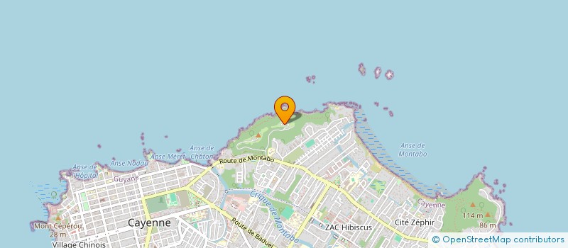 localisation de l'entreprise ASS DU LOTISSEMENT ESPACE  CAYENNE