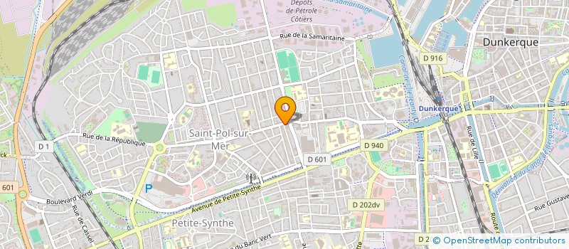 localisation de l'entreprise ASS DU LYCEE PRIVE VAUBAN à DUNKERQUE
