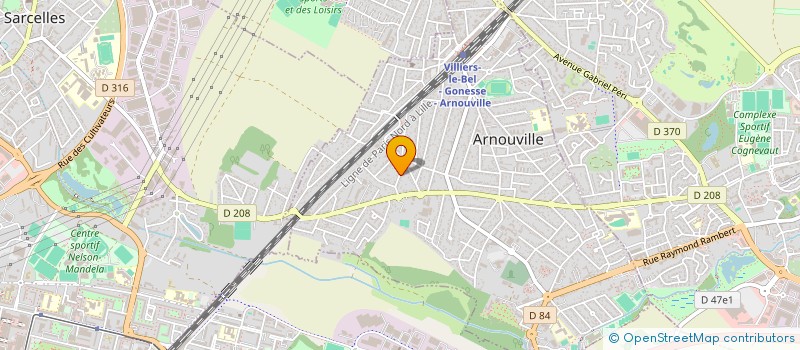 localisation de l'entreprise ASS DU MARCHE D ARNOUVILLE  ARNOUVILLE