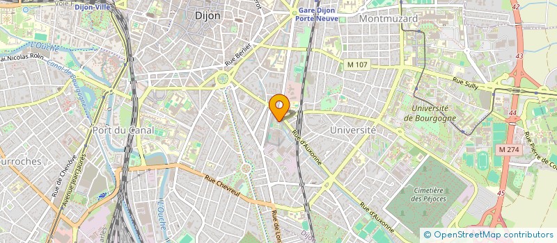 localisation de l'entreprise ASS DU MESS MAISON D ARRET DE DIJON à DIJON