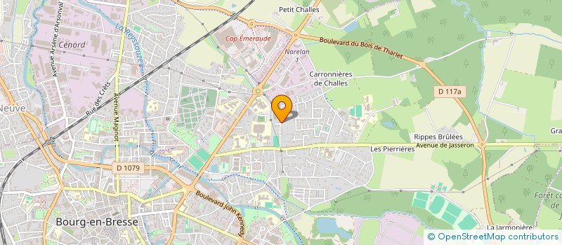 localisation de l'entreprise ASS DU MOULIN DES LOUPS à BOURG-EN-BRESSE