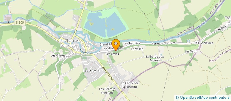 localisation de l'entreprise ASS DU MUSEE DE LA POTERIE ET DU VERRE à LOIR EN VALLEE