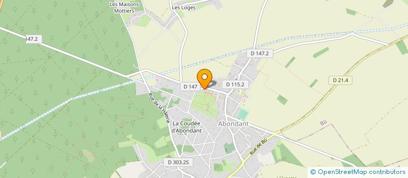 localisation de l'entreprise ASS DU PARC DU CHATEAU D ABONDANT à ABONDANT