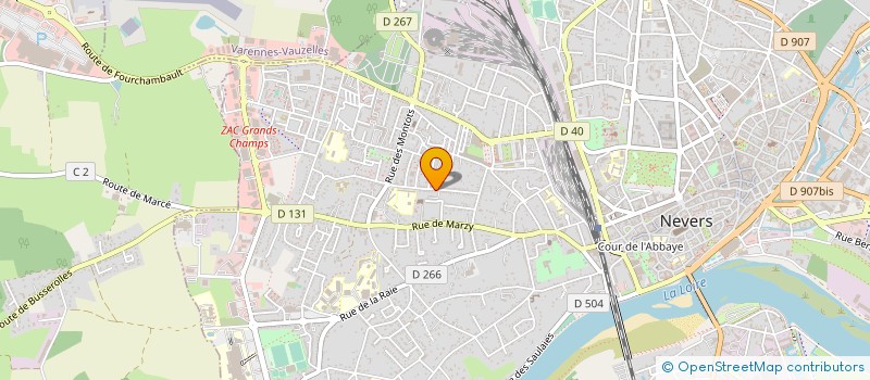 localisation de l'entreprise ASS DU PARENTS D ELEVES à NEVERS