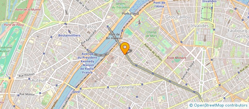 localisation de l'entreprise ASS  DU PERSONNEL DE L UNIFLUOR  PARIS