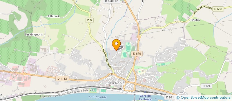 localisation de l'entreprise ASS DU PERSONNEL DE LA SUBDIVISION DE LA REOLE  LA REOLE