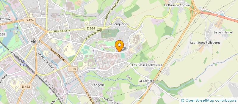 localisation de l'entreprise ASS DU PERSONNEL DES PTT BOCAGE NORD à FLERS