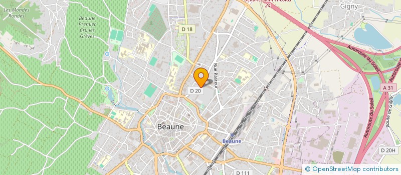 localisation de l'entreprise ASS DU PETIT ROI DE GRACE à BEAUNE