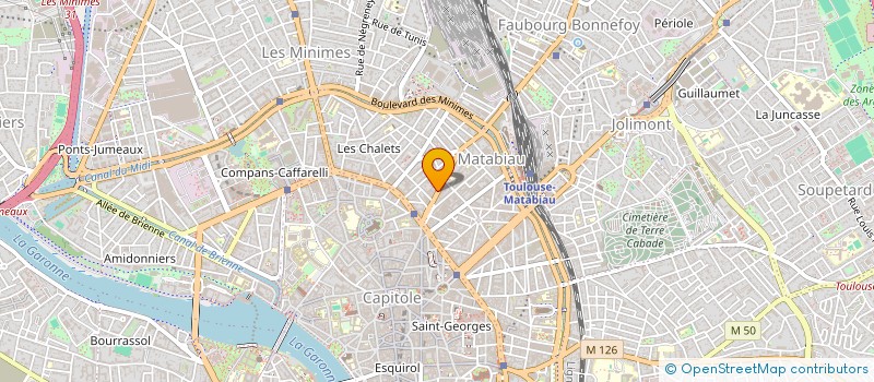 localisation de l'entreprise ASS DU QUARTIER CHALETS-ROQUELAINE à TOULOUSE