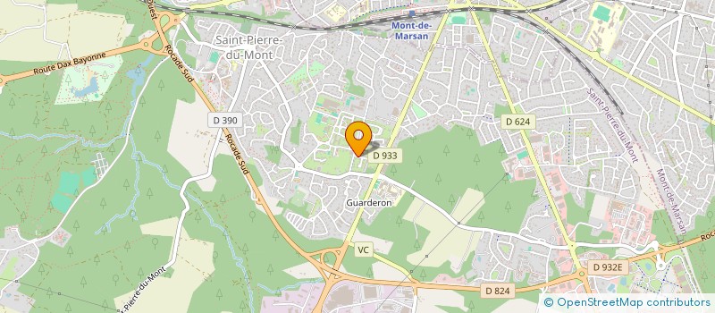 localisation de l'entreprise ASS DU QUARTIER DE LA MOUSTEY à SAINT-PIERRE-DU-MONT