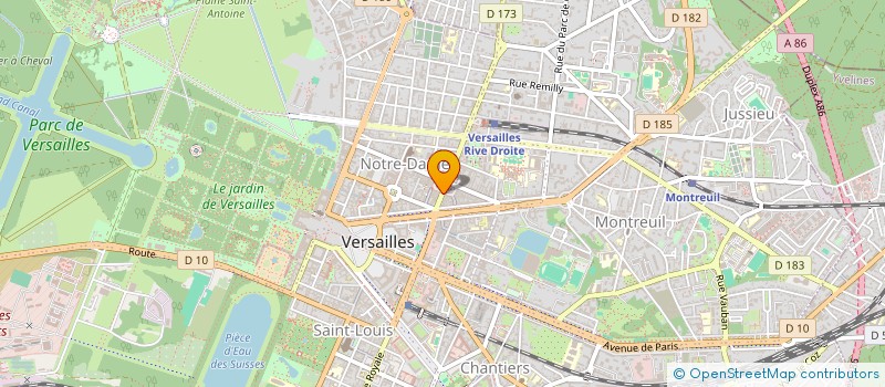 localisation de l'entreprise ASS DU QUARTIER NOTRE DAME à VERSAILLES