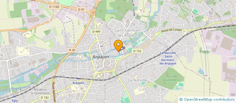 localisation de l'entreprise ASS DU RESTAURANT DES IMPOTS D'ARPAJON à ARPAJON