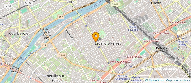 localisation de l'entreprise ASS DU RESTAURANT INTERENTREPRISES ANATOLE FRANCE à LEVALLOIS-PERRET