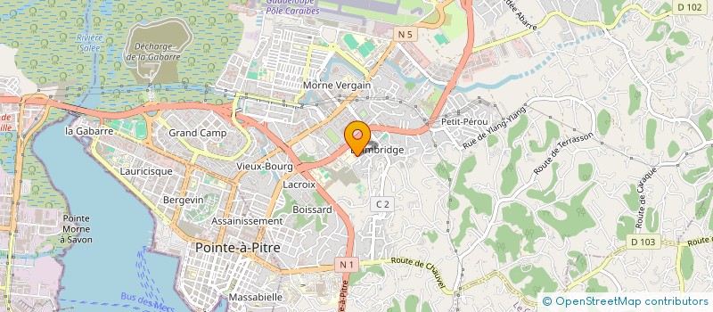localisation de l'entreprise ASS DU SCRABBLE SCOLAIRE à LES ABYMES
