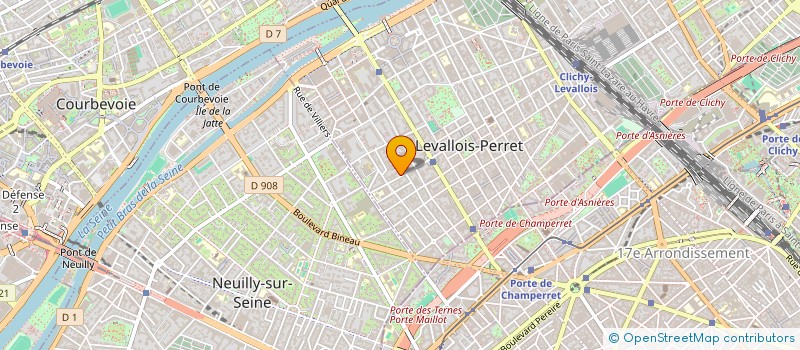 localisation de l'entreprise ASS DU SENTIER à LEVALLOIS-PERRET