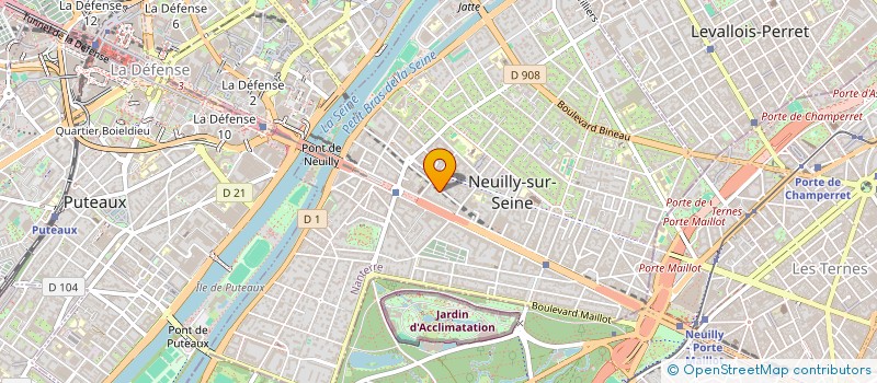 localisation de l'entreprise ASS DU SPORT ADAPTE DE NEUILLY ASAN à NEUILLY-SUR-SEINE