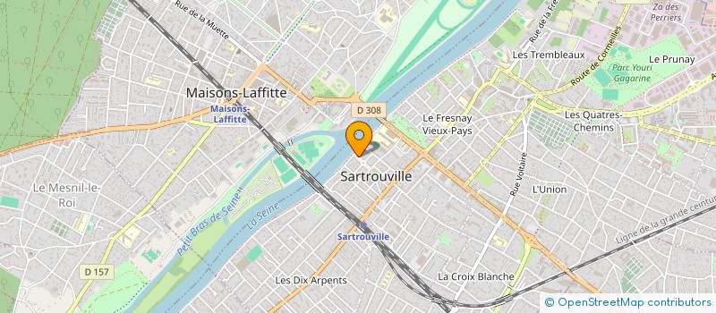 localisation de l'entreprise ASS DU TOURNOI DES 6 STATIONS à SARTROUVILLE