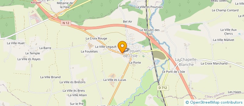 localisation de l'entreprise ASS DU VERGER à CAULNES