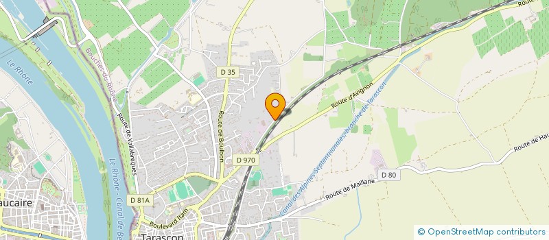 localisation de l'entreprise ASS DUBOIS ET SES FRISONS  TARASCON