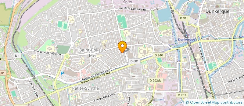 localisation de l'entreprise ASS DUNKERQUE FEDER FRANCOISE SAUV SECOU à DUNKERQUE
