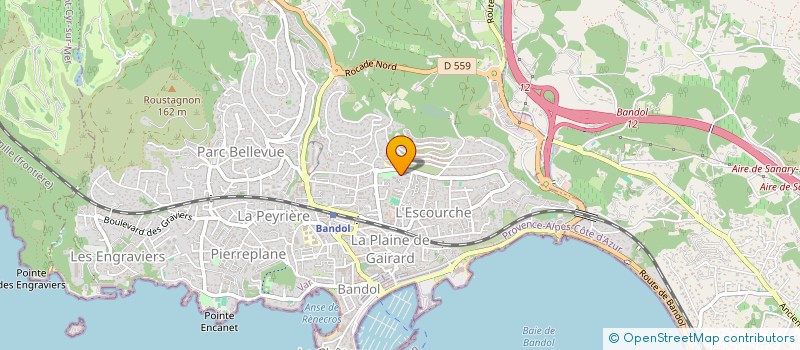 localisation de l'entreprise ASS DYNAMIC BROADCOST SPORTS à BANDOL
