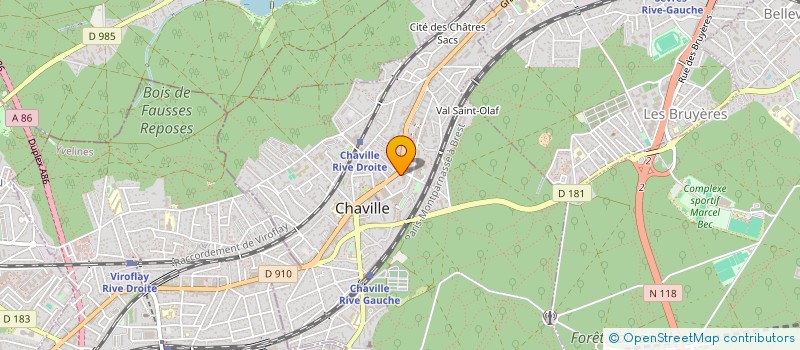 localisation de l'entreprise ASS DYNAMISATION HOMEOPATHIQUE HAUTS SEI à CHAVILLE